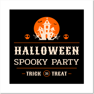 Halloween Spooky Party No Tricks Just Treats Costume tees gift ideas Posters and Art